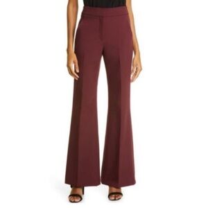 Veronica Beard Lebone in Wine Merlot Elegant Burgundy Flared Dress Pant Sz 4